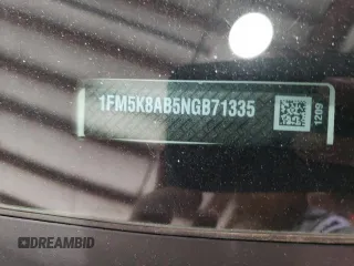 2022 Ford Police Interceptor Utility z VIN 1FM5K8AB5NGB71335, wystawiony jako Copart lot #64395794 z przebiegiem Nie podano mil oraz Szkody całkowita. Historia ofert i sprzedaży dostępna na DreamBid. Obrazek 13.