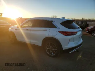 2021 Infiniti QX50 AUTOGRAPH with VIN 3PCAJ5DB4MF106159, listed as a Copart auction lot 69572032 with 0 mi miles. Bid and sale history available at carsss.com. Image 2.