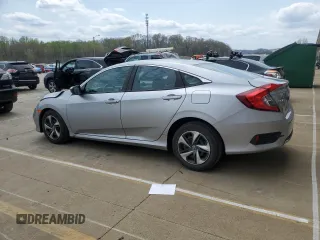 2020 Honda Civic LX with VIN 2HGFC2F66LH583457, listed as a Copart auction lot 52914075 with 36,011 mi miles and Salvage title. Bid and sale history available at DreamBid. Image 2.