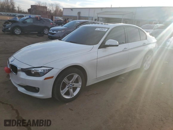 2015 BMW 3 Series 320i xDrive with VIN WBA3C3C5XFK202397, listed as a Copart auction lot 47146625 with 73,030 mi miles and Salvage Title. Bid and sale history available at carsss.com. Image 1.