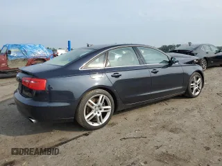 2015 Audi A6 Premium Plus with VIN WAUGFAFC5FN034951, listed as a Copart auction lot 58916435 with 121,560 mi miles and Clean title. Bid and sale history available at DreamBid. Image 3.