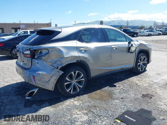 2017 Lexus RX with VIN 2T2BZMCA7HC123303, listed as a IAAI auction lot 41949677 with 25,193 mi miles. Bid and sale history available at carsss.com. Image 4.