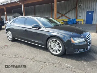 2014 Audi A8 4.0T с VIN WAUR2AFD7EN005348, выставлен на аукционе Copart как лот 58156975 с пробегом 102 754 миль миль и Списание • Salvage title. История ставок и продаж доступна на DreamBid. Изображение 4.