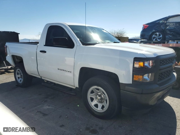 2014 Chevrolet Silverado 1500 Work Truck with VIN 1GCNCPEH3EZ319495, listed as a Copart auction lot 50604125 with 122,858 mi miles and Salvage Title. Bid and sale history available at carsss.com. Image 4.