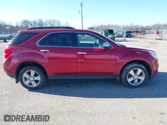 2015 Chevrolet Equinox LT with VIN 2GNFLGEK8F6214973, listed as a IAAI auction lot 41725981 with 133,956 mi miles. Bid and sale history available at carsss.com. Image 13.