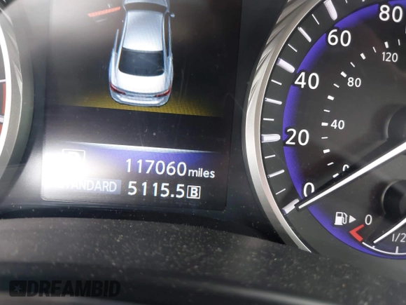 2015 Infiniti Q50 Premium with VIN JN1BV7AR5FM390985, listed as a IAAI auction lot 42641031 with 117,060 mi miles and . Bid and sale history available at DreamBid. Image 15.