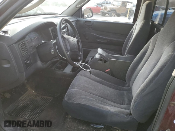 2002 Dodge Dakota with VIN 1B7FL16X22S668515, listed as a Copart auction lot 78352644 with 214,222 mi miles and Salvage Title. Bid and sale history available at DreamBid. Image 7.