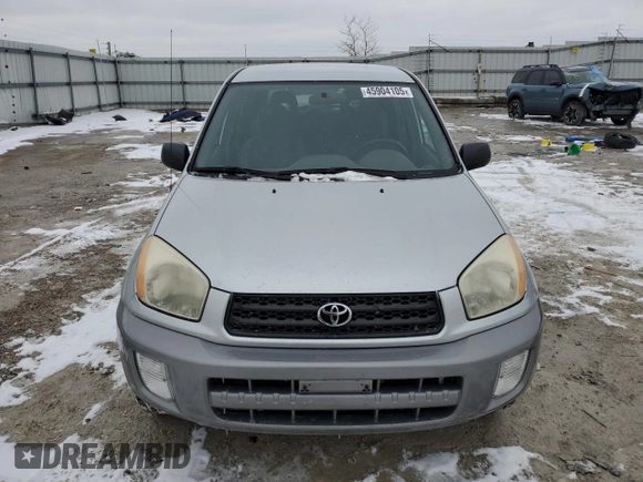 2003 Toyota RAV4 with VIN JTEGH20V230117836, listed as a Copart auction lot 45904105 with 151,243 mi miles and Salvage Title. Bid and sale history available at DreamBid. Image 5.