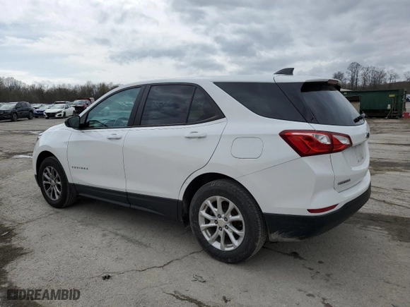 2020 Chevrolet Equinox LS with VIN 3GNAXSEV7LS700182, listed as a Copart auction lot 51627145 with 66,191 mi miles and Salvage Title. Bid and sale history available at carsss.com. Image 2.