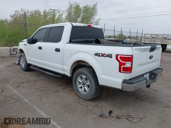 2018 Ford F-150 XL with VIN 1FTEW1E50JKE95093, listed as a IAAI auction lot 41944743 with 92,129 mi miles. Bid and sale history available at carsss.com. Image 3.