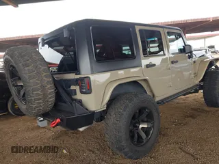 2017 Jeep Wrangler Unlimited Rubicon with VIN 1C4BJWFG7HL663203, listed as a IAAI auction lot 42391999 with 63,430 mi miles and . Bid and sale history available at DreamBid. Image 4.