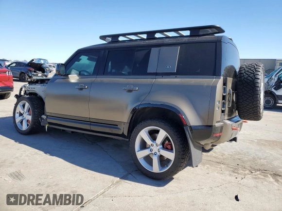 2022 Land Rover Defender with VIN SALEX7RU4N2064840, listed as a Copart auction lot 47654755 with 20,633 mi miles and Salvage title. Bid and sale history available at DreamBid. Image 2.