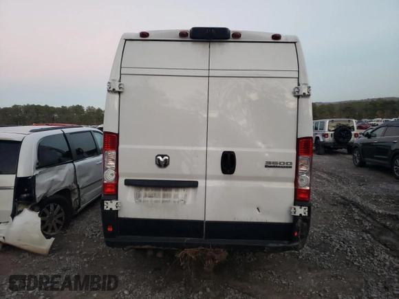 2023 Ram ProMaster Cargo with VIN 3C6MRVJG6PE506912, listed as a Copart auction lot 82334984 with Not Provided miles and Salvage Title. Bid and sale history available at DreamBid. Image 6.