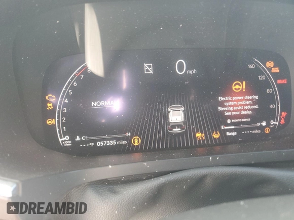 2022 Acura MDX w/Technology Package with VIN 5J8YD9H49NL007619, listed as a Copart auction lot 80337144 with 57,335 mi miles and Salvage Title. Bid and sale history available at carsss.com. Image 9.
