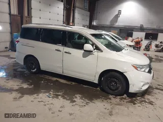 2012 Nissan Quest S with VIN JN8AE2KP6C9031429, listed as a IAAI auction lot 41386546 with 154,770 mi miles. Bid and sale history available at carsss.com. Image 1.