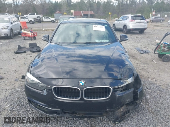 2016 BMW 3 Series 328i with VIN WBA8E9G52GNU30083, listed as a IAAI auction lot 41811439 with 55,396 mi miles. Bid and sale history available at carsss.com. Image 12.