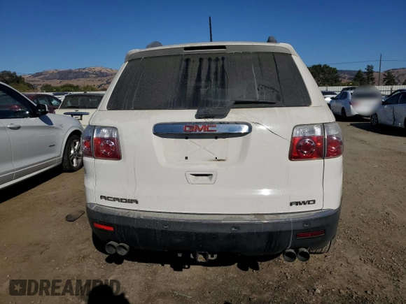 2010 GMC Acadia SLE with VIN 1GKLVLED9AJ160616, listed as a Copart auction lot 76595984 with 167,043 mi miles and Clean Title. Bid and sale history available at carsss.com. Image 6.
