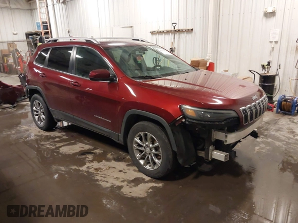 2019 Jeep Cherokee Latitude Plus with VIN 1C4PJMLB2KD198561, listed as a IAAI auction lot 41731691 with 71,129 mi miles. Bid and sale history available at carsss.com. Image 1.