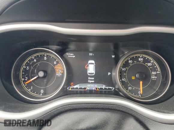 2017 Jeep Cherokee Trailhawk L Plus with VIN 1C4PJMBB7HW665424, listed as a Copart auction lot 49121155 with 68,782 mi miles and Salvage Title. Bid and sale history available at carsss.com. Image 9.
