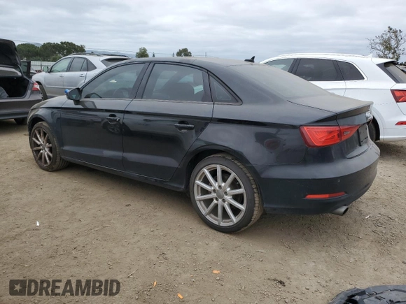 2016 Audi A3 Premium with VIN WAUB8GFF9G1002160, listed as a Copart auction lot 54538035 with 107,682 mi miles and Salvage Title. Bid and sale history available at DreamBid. Image 2.