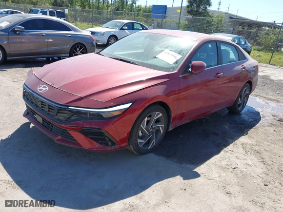 2025 Hyundai Elantra SEL Convenience with VIN KMHLS4DG6SU904397, listed as a IAAI auction lot 41837991 with 2,083 mi miles. Bid and sale history available at carsss.com. Image 2.