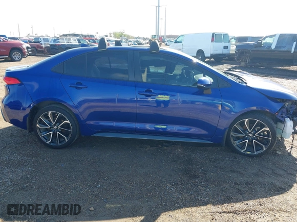 2020 Toyota Corolla SE with VIN JTDS4RCE9LJ030816, listed as a IAAI auction lot 41577520 with 39,857 mi miles. Bid and sale history available at carsss.com. Image 13.
