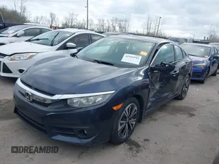 2016 Honda Civic Sedan EX-L with VIN 19XFC1F7XGE020155, listed as a IAAI auction lot 41916944 with 137,945 mi miles. Bid and sale history available at carsss.com. Image 17.