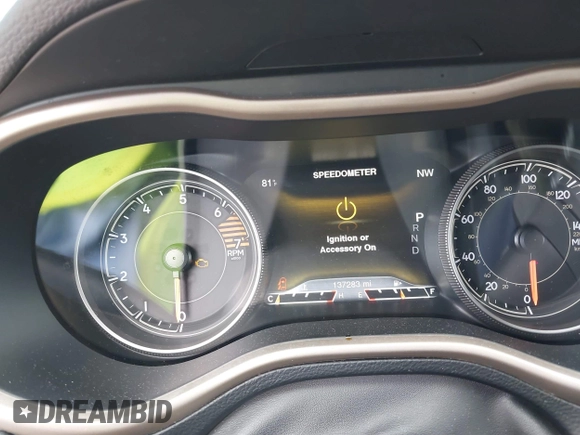 2016 Jeep Cherokee Limited with VIN 1C4PJLDB5GW164781, listed as a IAAI auction lot 42806344 with 137,283 mi miles and . Bid and sale history available at DreamBid. Image 7.