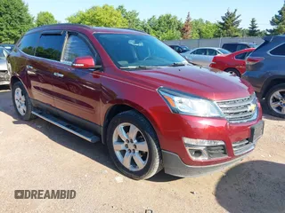2016 Chevrolet Traverse LT with VIN 1GNKRGKD0GJ263785, listed as a IAAI auction lot 42589234 with 119,481 mi miles and . Bid and sale history available at DreamBid. Image 1.