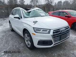 2018 Audi Q5 Premium Plus z VIN WA1BNAFY4J2221775, wystawiony jako IAAI lot #41263161 z przebiegiem 80 892 mil mil oraz . Historia ofert i sprzedaży dostępna na DreamBid. Obrazek 1.