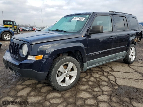2011 Jeep Patriot Latitude with VIN 1J4NT1GA6BD146992, listed as a Copart auction lot 81051694 with 114,432 mi miles and Clean Title. Bid and sale history available at carsss.com. Image 1.