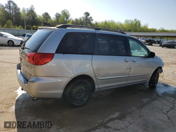 2009 Toyota Sienna CE with VIN 5TDZK23C89S250759, listed as a Copart auction lot 52360615 with 231,655 mi miles and Salvage Title. Bid and sale history available at DreamBid. Image 3.