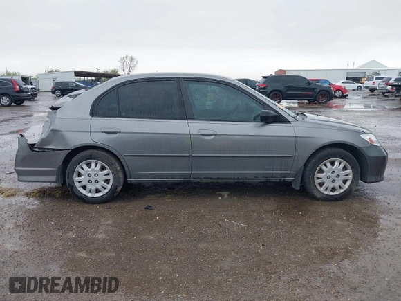 2005 Honda Civic LX with VIN 2HGES16525H614268, listed as a IAAI auction lot 41948313 with 207,657 mi miles and . Bid and sale history available at DreamBid. Image 13.