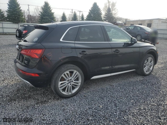 2018 Audi Q5 Premium Plus with VIN WA1BNAFY5J2242344, listed as a Copart auction lot 53663615 with 101,697 mi miles and Salvage Title. Bid and sale history available at carsss.com. Image 3.