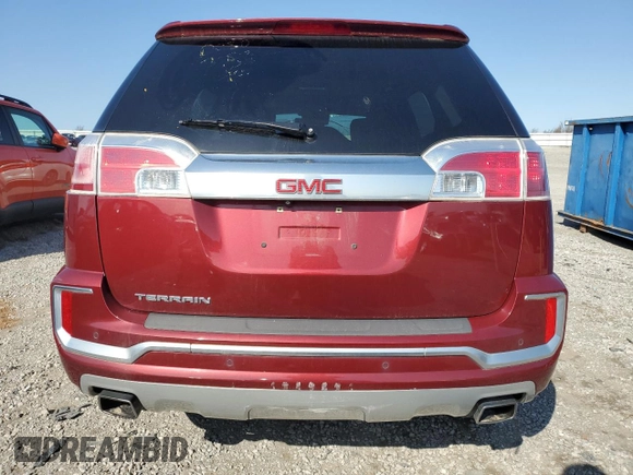 2016 GMC Terrain Denali z VIN 2GKFLRE35G6231586, wystawiony jako Copart lot #58223145 z przebiegiem 44 941 mil mil oraz Szkoda całkowita • Salvage title. Historia ofert i sprzedaży dostępna na DreamBid. Obrazek 6.