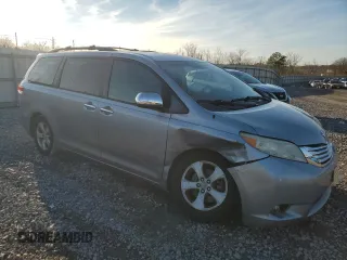 2012 Toyota Sienna LE AAS with VIN 5TDKK3DCXCS232387, listed as a Copart auction lot 42401055 with 173,668 mi miles and Salvage Title. Bid and sale history available at carsss.com. Image 4.
