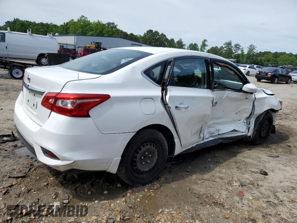 2017 Nissan Sentra S with VIN 3N1AB7AP9HY241806, listed as a Copart auction lot 58540785 with 125,028 mi miles and Salvage title. Bid and sale history available at DreamBid. Image 3.
