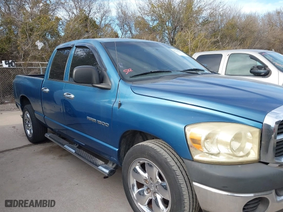 2006 Dodge Ram 1500 ST with VIN 1D7HA18K06J194369, listed as a IAAI auction lot 41703457 with 277,509 mi miles. Bid and sale history available at carsss.com. Image 6.