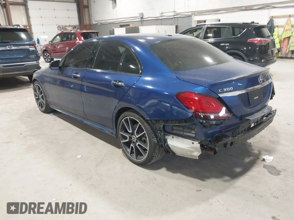 2020 Mercedes-Benz C 300 with VIN W1KWF8DB5LR569967, listed as a IAAI auction lot 42241351 with 53,119 mi miles and . Bid and sale history available at DreamBid. Image 3.