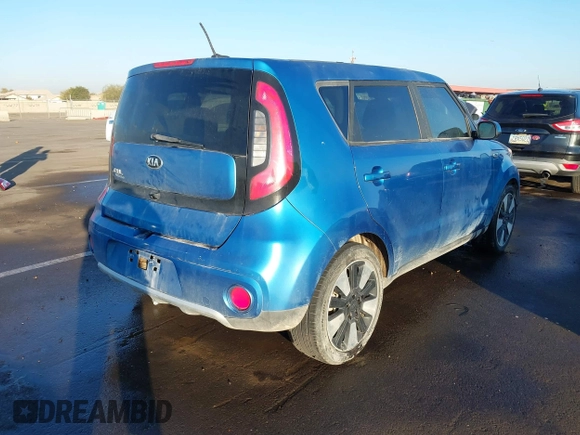 2017 Kia Soul + with VIN KNDJP3A50H7456773, listed as a IAAI auction lot 41482489 with 143,752 mi miles. Bid and sale history available at carsss.com. Image 4.