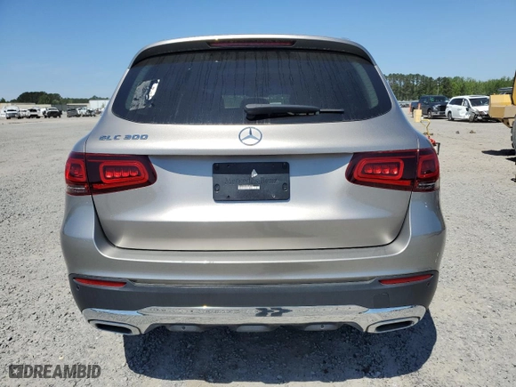 2021 Mercedes-Benz GLC with VIN W1N0G8DB7MF888313, listed as a Copart auction lot 53605655 with 87,190 mi miles and Clean Title. Bid and sale history available at carsss.com. Image 6.