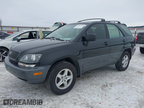 1999 Lexus RX 300 Luxury SUV with VIN JT6HF10U6X0032219, listed as a IAAI auction lot 41582634 with 180,584 mi miles. Bid and sale history available at carsss.com. Image 2.