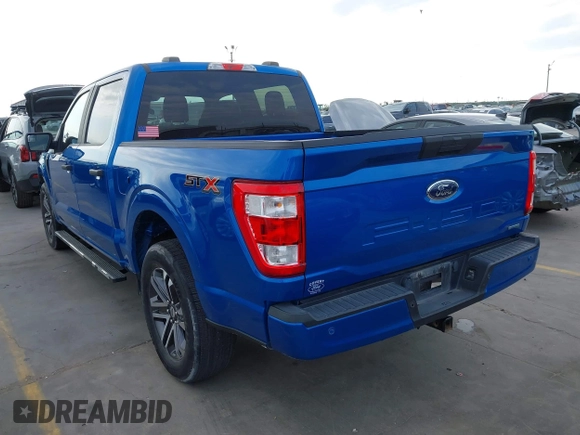 2021 Ford F-150 XL с VIN 1FTEW1CP8MKD04741, выставлен на аукционе IAAI как лот 42145832 с пробегом 29 514 миль миль и . История ставок и продаж доступна на DreamBid. Изображение 3.