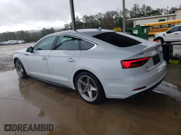 2018 Audi A5 Sportback Premium Plus with VIN WAUENCF57JA010545, listed as a Copart auction lot 42618524 with 72,823 mi miles. Bid and sale history available at carsss.com. Image 2.