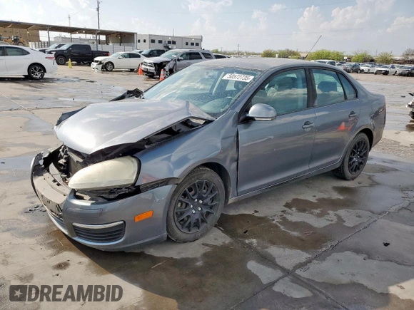 2008 Volkswagen Jetta Sedan S with VIN 3VWJM71K28M160291, listed as a Copart auction lot 50572735 with 0 mi miles and Salvage Title. Bid and sale history available at carsss.com. Image 1.