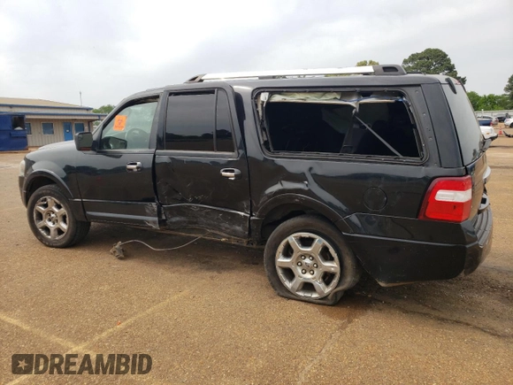 2013 Ford Expedition Max Limited with VIN 1FMJK1K54DEF21773, listed as a Copart auction lot 53612995 with Not provided miles and Salvage title. Bid and sale history available at DreamBid. Image 2.
