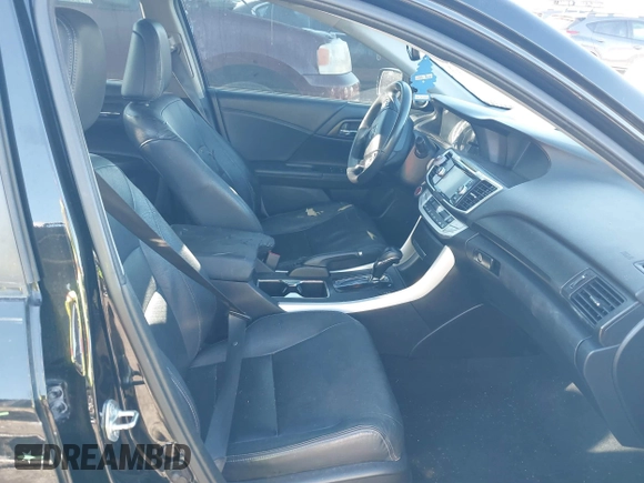 2014 Honda Accord EX-L with VIN 1HGCR2F81EA010048, listed as a IAAI auction lot 41754584 with 126,050 mi miles and . Bid and sale history available at carsss.com. Image 5.