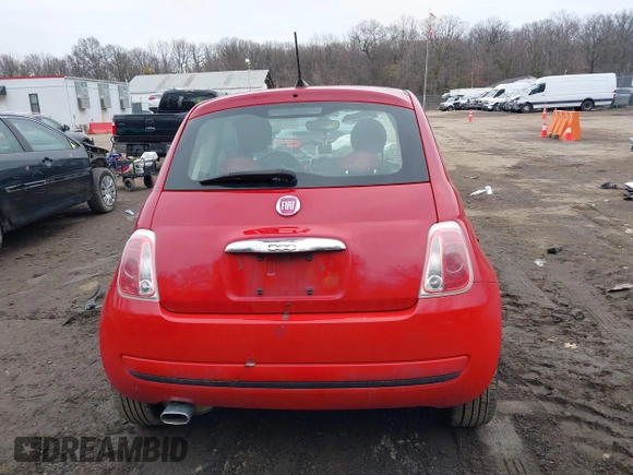 2016 FIAT 500 Easy with VIN 3C3CFFKR4GT136501, listed as a IAAI auction lot 41501375 with 49,160 mi miles. Bid and sale history available at carsss.com. Image 16.