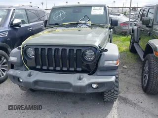 2020 Jeep Wrangler Unlimited Sport S с VIN 1C4HJXDG6LW285952, выставлен на аукционе IAAI как лот 41666200 с пробегом 37 089 миль миль и . История ставок и продаж доступна на DreamBid. Изображение 12.