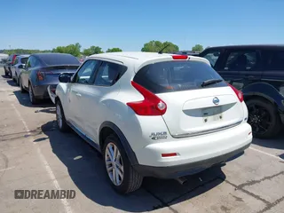 2012 Nissan Juke SL with VIN JN8AF5MRXCT103278, listed as a IAAI auction lot 42022585 with 139,659 mi miles and . Bid and sale history available at carsss.com. Image 3.